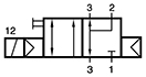 3/2-es elektromos vezérlésű NAMUR szelep, monos.- alaph.zárt - G1/4' - ATEX